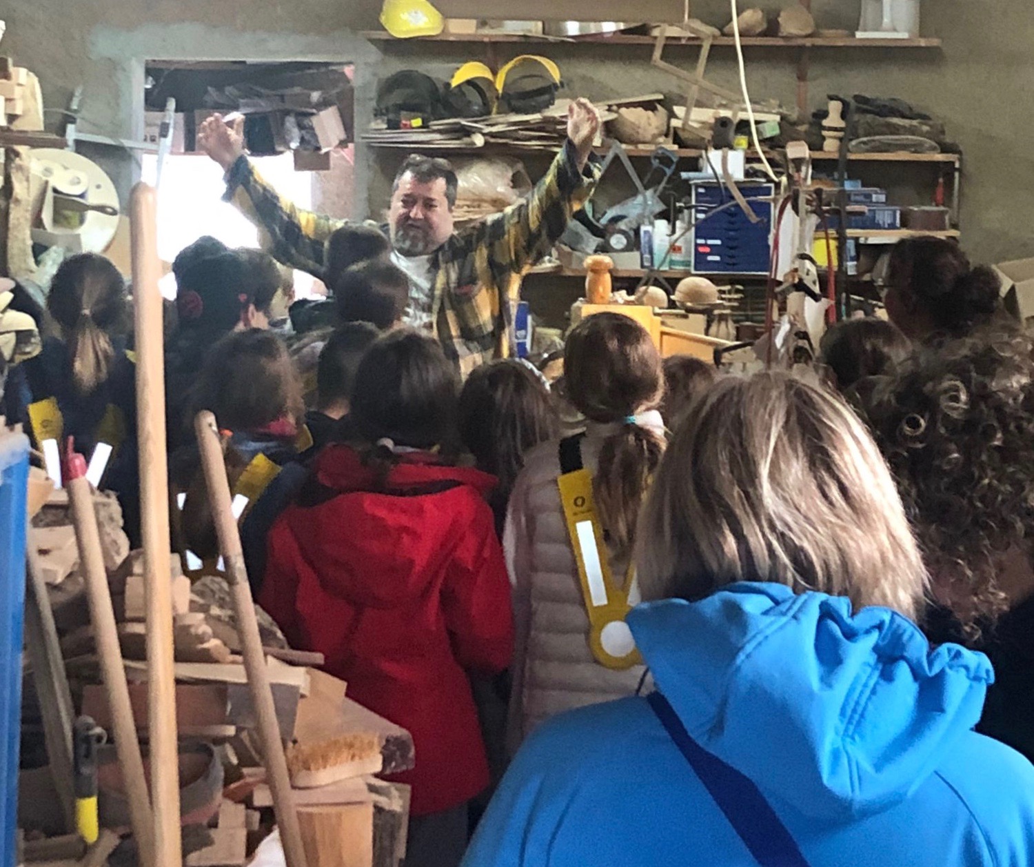 Corso di tornitura del legno all'atelier La Vecchia Torneria a Cavigliano