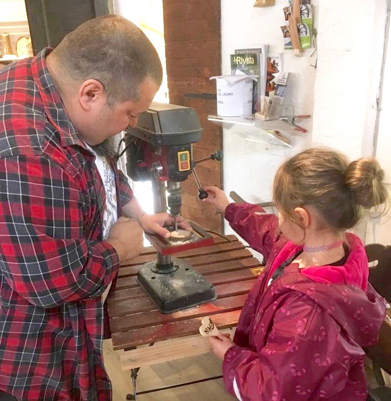 Attività didattica per bambini al Museo del Legno Cavigliano